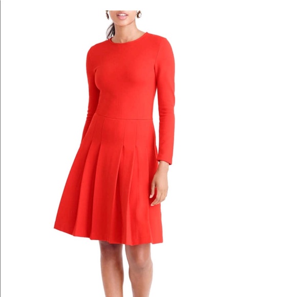 J. Crew Dresses & Skirts - J. Crew Pleated Ponte Dress